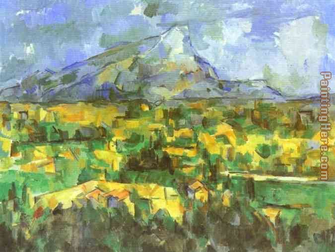 Mount Sainte-Victoire painting - Paul Cezanne Mount Sainte-Victoire art painting